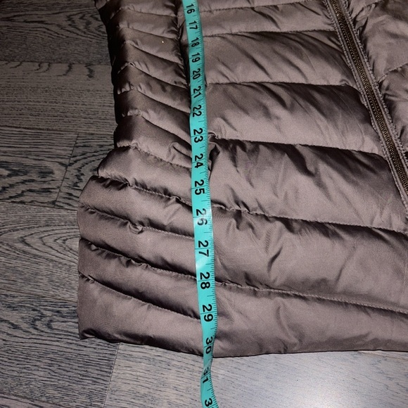 Danier brown padded midi Length brave cold winter jacket Sz M - Picture 12 of 16